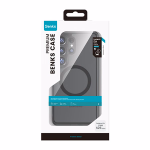 Benks Magnetic Crystal TPU Frame Suojakuori (0050) Samsung Galaxy S26 Ultra:lle musta