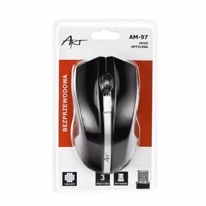 ART langaton tietokonehiiri 2,4G 1000 dpi AM-97 musta