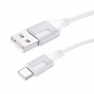 USB-kaapeli Borofone BX101 USB-A – USB-C 1,0 m valkoinen