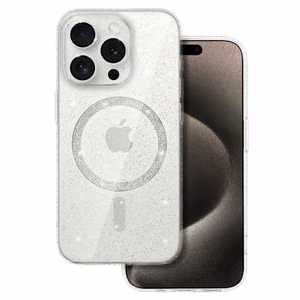 Glitter MagSafe Suojakuori iPhone 11:lle läpinäkyvä