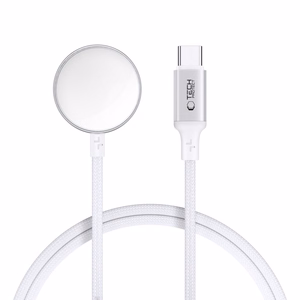 Tech-Protect UltraBoost USB-C induktiivinen laturi Apple Watch:lle 1 m - valkoinen