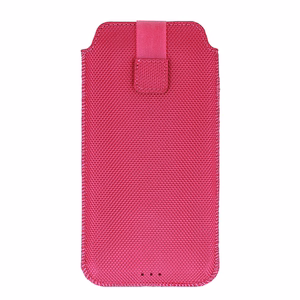 HIT Pouch Case (Size XL) for Iphone 15/15 Pro/Iphone 16/16 Pro/Samsung S24/S24 Plus/S25/S25 Plus/A53/A55 5G design 2 pink