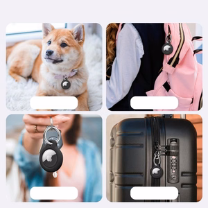 Tech-Protect Rough 2 kpl suojakuori Apple AirTag -laitteelle - musta