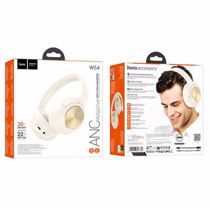 Wireless headphones Hoco ANC W54 milky white