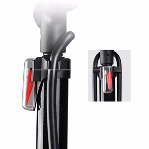 Rockbros GP6532B Floor Pump with Pressure Gauge - Black and Orange