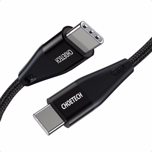 USB-kaapeli Choetech XCC-1003 musta Type-C / Type-C 120cm