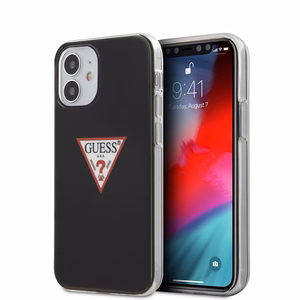 Guess GUHCP12SPCUCTLBK iPhone 12 mini 5.4" black/black hardcase Triangle Collection
