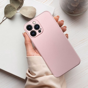Metallinen Suojakuori iPhone 17:lle vaaleanpunainen