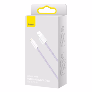 Baseus Dynamic Kaapeli USB - Lightning, 2,4A, 2m (violetti)