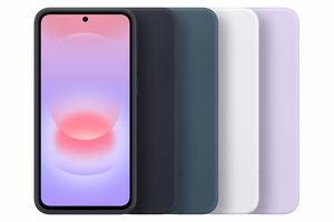 Samsung Silicone -suojakuori Samsung Galaxy A37 5G:lle – vaaleanharmaa