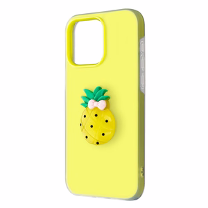 Fruit 2in1 suojakuori iPhone 16e / 17e keltainen