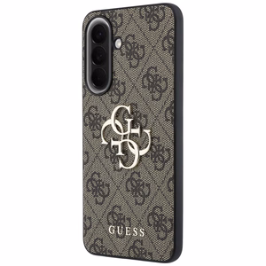 GUESS case for SAMSUNG Galaxy A57 GUHCSA574GMGBR (4G Big Metal Logo) brown