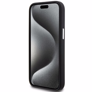 BMW Signature Liquid Silikoninen MagSafe Suojakuori iPhone 15:lle - musta