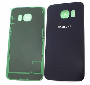 Takakuori Samsung G925F S6 Edge:lle Black Sapphire (ilman kameralasia) alkuperäinen (käytetty Grade C)