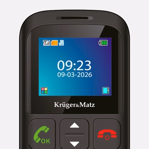 Kruger&Matz Simple 923 GSM-puhelin senioreille
