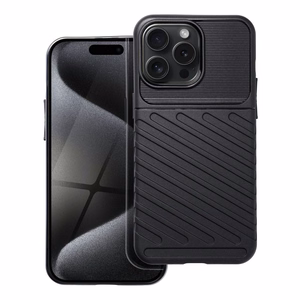 Thunder Suojakuori iPhone 15 PRO MAX:lle musta
