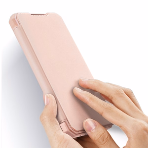 DUX DUCIS Skin X Kirjahylly tyyppi tapauksessa Samsung Galaxy A72 4G vaaleanpunainen vaaleanpunainen