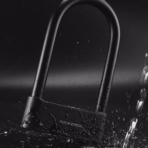 Rockbros 32210818001 SMART pyöränlukko sormenjälkilukijalla ja Bluetooth-yhteydellä - musta