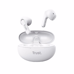 Trust Yavi Bluetooth TWS langattomat nappikuulokkeet ENC:llä, valkoiset