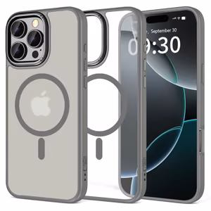 Tech-Protect MagEdge MagSafe Suojakuori iPhone 16 Pro Max -puhelimelle - titaani