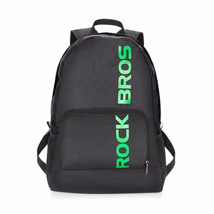 Rockbros H10-BK urheilullinen kokoontaitettava reppu 18 l - musta