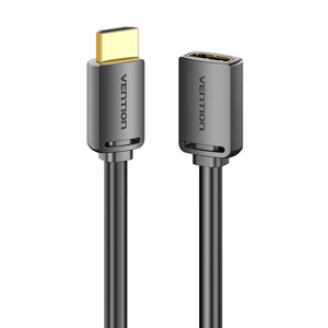 HDMI 2.0 uros - HDMI 2.0 naaras jatkojohto Vention AHCBH 2m, 4K 60Hz, (musta)