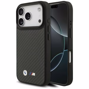 BMW M Kevlar Matt MagSafe Suojakuori iPhone 17 Pro:lle - musta