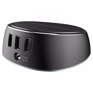 Wireless Charger Baseus "Star 2in1" Black 10W (Fast Charging) + 3 USB ports