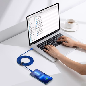 Baseus Crystal Shine USB-C - Lightning kaapeli 2 m 20W (sininen)