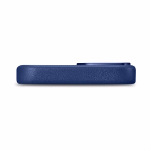 iCarer Case Nahkakotelo iPhone 14:lle luonnonnahasta valmistettu sininen (WMI14220705-BU) (MagSafe-yhteensopiva)
