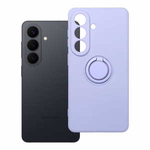 Suojakuori Samsung S26 silikoninen sormusrakenne violetti