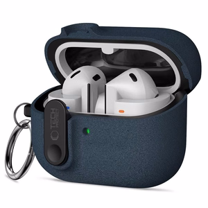 Tech-Protect Slim Hook Suojakuori Samsung Galaxy Buds 3 / 3 FE / 3 Pro:lle - Laivastonsininen