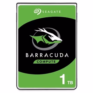 Seagate BarraCuda sisäinen kiintolevy 1 TB 5400 RPM 128 MB 2,5" Serial ATA III (ST1000LM048)