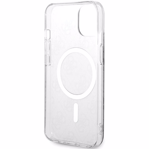 Guess IML 4G MagSafe Suojakuori iPhone 15:lle - musta