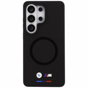 BMW M Silikoninen MagSafe Suojakuori Samsung Galaxy S26 Ultra:lle - musta