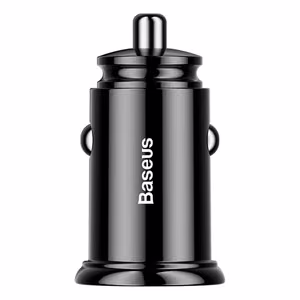 Baseus Circular 2xUSB QC3.0 5A 30W autolaturi musta
