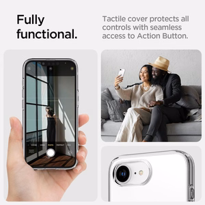 Spigen Liquid Crystal Mag MagSafe Suojakuori iPhone 16e / 17e:lle - Läpinäkyvä