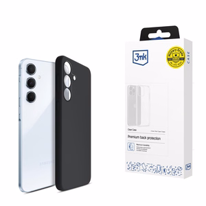 3mk Silicone Case for Samsung Galaxy A55 5G - Black