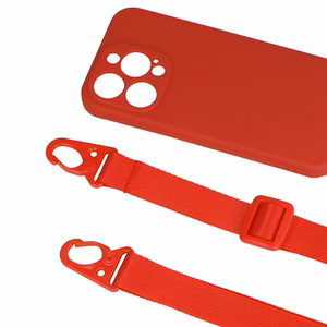 Hihnasuojakuori silikoninen Iphone 14 Pro:lle - design 2 musta