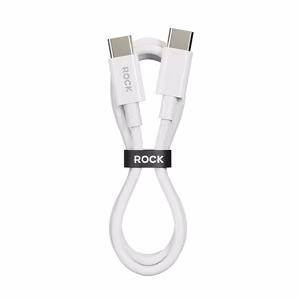 Rock Cable P8 Basic Series - Type C to Type C - PD 60W 3A 1 metre white
