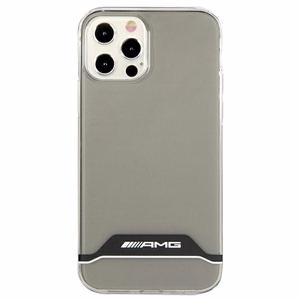 AMG Electroplate Black&White Suojakuori iPhone 12 / 12 Prolle - läpinäkyvä