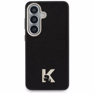 Karl Lagerfeld Suojakuori K Metal Logo MagSafe Samsung Galaxy S26:lle musta