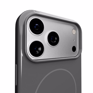 Puro Pulse polykarbonaatti suojakuori iPhone 17 Pro Max:lle - harmaa