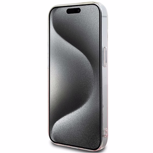 Hello Kitty IML Gradient Electrop Kitty Head Suojakuori iPhone 15:lle - vaaleanpunainen