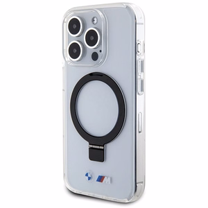 BMW Ring Stand M Collection MagSafe Suojakuori iPhone 15 Pro:lle - läpinäkyvä