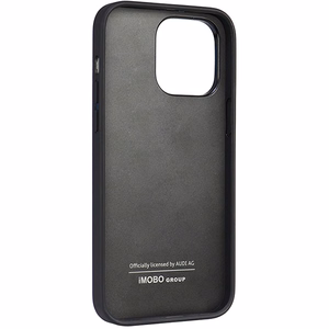Audi Synthetic Leather iPhone 14 Pro Max 6.7" black/black hardcase AU-TPUPPCIP14PM-TT/D1-BK
