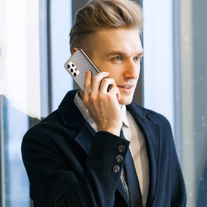 Dux Ducis Fino kotelo on valmistettu nylon materiaalista Samsung Galaxy A73 sininen