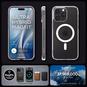 Spigen Ultra Hybrid Mag MagSafe Suojakuori iPhone 16 Pro - kirkas