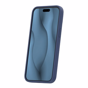 Silikoninen Ohut Mag Suojakuori iPhone 16 Pro Max 6,9:lle tummansininen