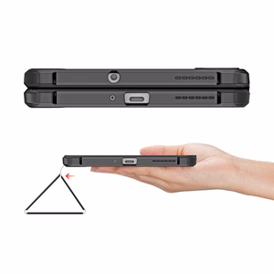 Dux Ducis Toby panssaroitu Flip Smart Case Realme Pad Mini musta